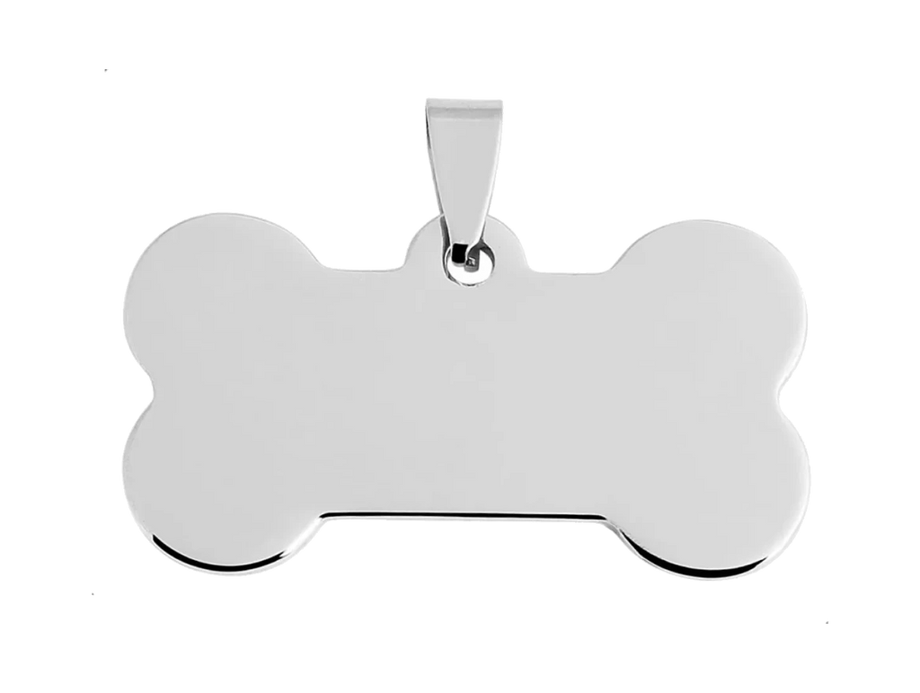 Polished Bone Pet ID Tag